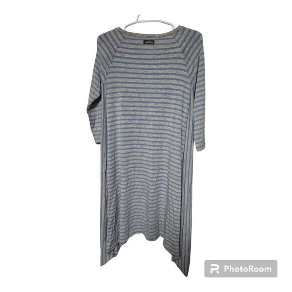 Matilda Jane Her Majesty Striped T-Shirt Dress Medium - Picture 2 of 11